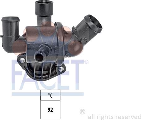 FACET 7.8791 - Coolant thermostat / housing car-mod.net