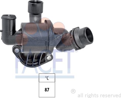 FACET 7.8781 - Coolant thermostat / housing car-mod.net