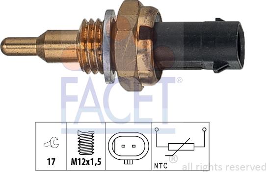 FACET 7.3405 - Coolant temperature Sensor car-mod.net