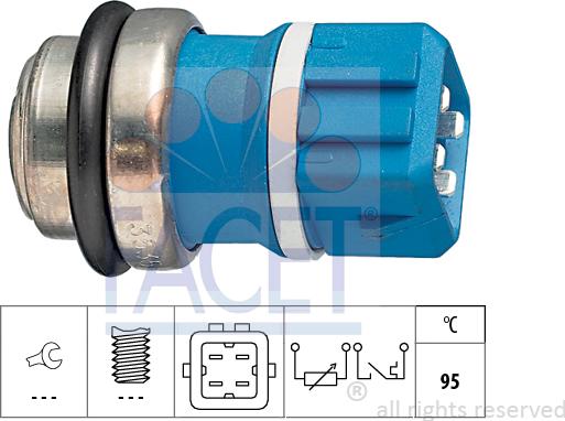 FACET 7.3535 - Coolant temperature Sensor car-mod.net