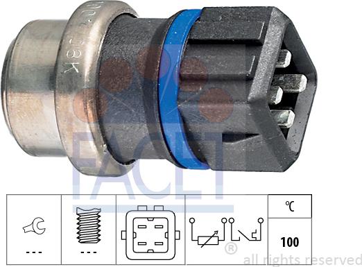 FACET 7.3536 - Coolant temperature Sensor car-mod.net