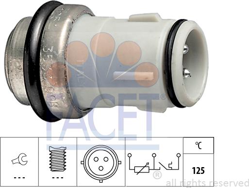 FACET 7.3533 - Coolant temperature Sensor car-mod.net
