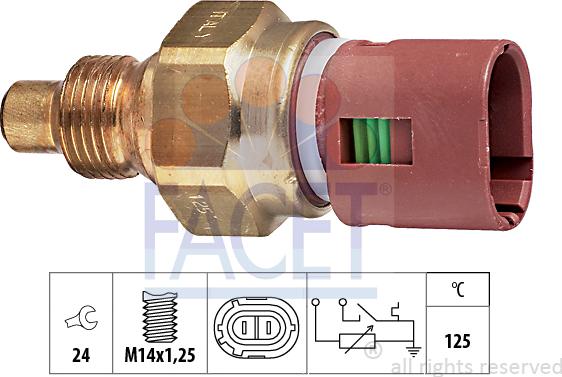 FACET 7.3532 - Coolant temperature Sensor car-mod.net