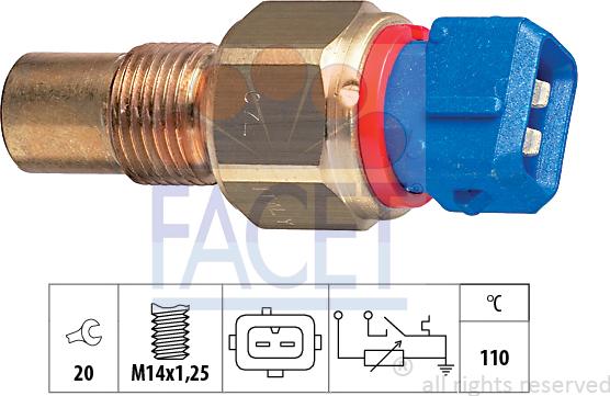 FACET 7.3521 - Coolant temperature Sensor car-mod.net
