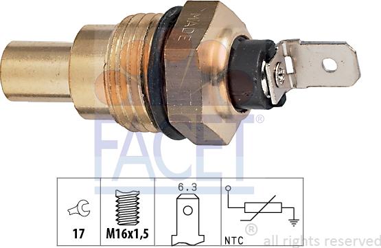 FACET 7.3042 - Coolant temperature Sensor car-mod.net