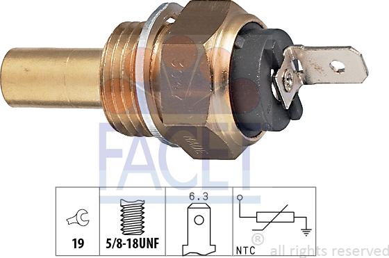 FACET 7.3047 - Coolant temperature Sensor car-mod.net