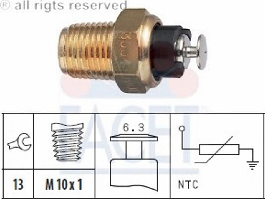 FACET 7.3004 - Coolant temperature Sensor car-mod.net