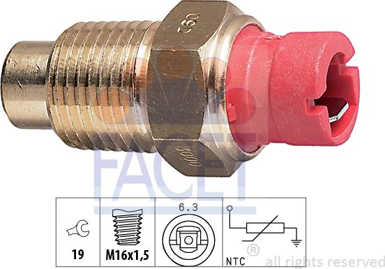FACET 7.3000 - Coolant temperature Sensor car-mod.net