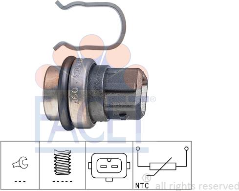 FACET 7.3086 - Coolant temperature Sensor car-mod.net