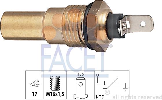 FACET 7.3035 - Coolant temperature Sensor car-mod.net