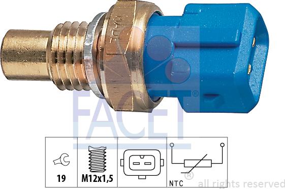 FACET 7.3194 - Coolant temperature Sensor car-mod.net