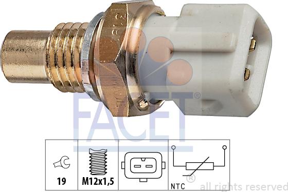 FACET 7.3191 - Coolant temperature Sensor car-mod.net