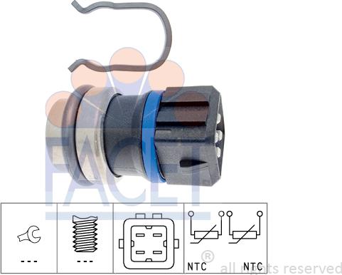 FACET 7.3146 - Coolant temperature Sensor car-mod.net