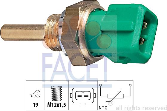 FACET 7.3147 - Coolant temperature Sensor car-mod.net