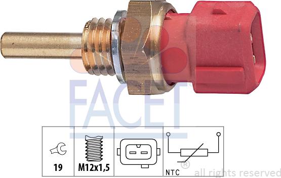 FACET 7.3155 - Coolant temperature Sensor car-mod.net