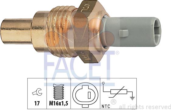 FACET 7.3161 - Coolant temperature Sensor car-mod.net