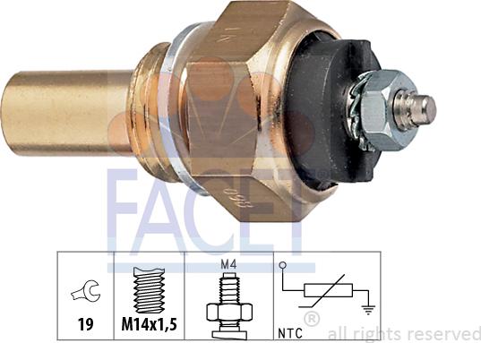 FACET 7.3112 - Coolant temperature Sensor car-mod.net