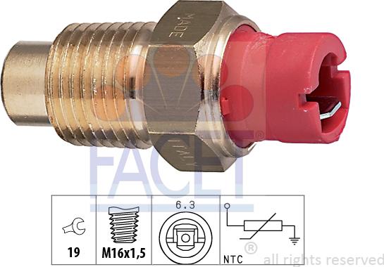 FACET 7.3132 - Coolant temperature Sensor car-mod.net