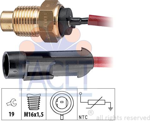 FACET 7.3175 - Coolant temperature Sensor car-mod.net