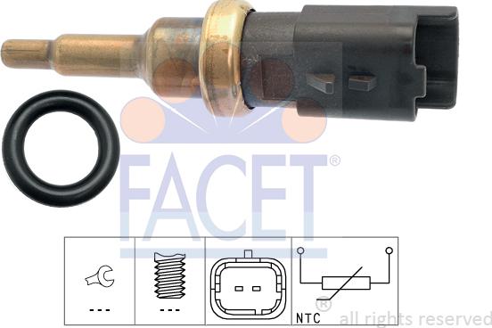 FACET 7.3399 - Coolant temperature Sensor car-mod.net