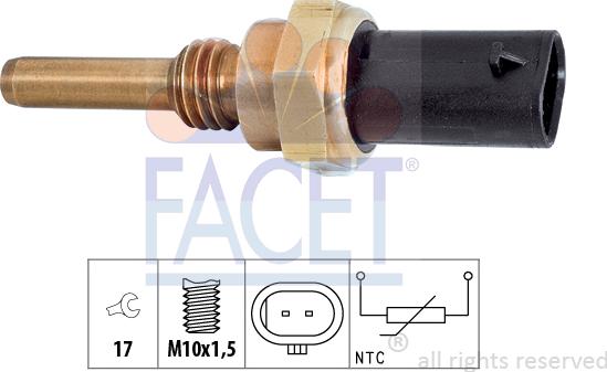 FACET 7.3397 - Coolant temperature Sensor car-mod.net
