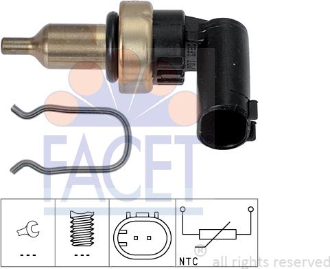 FACET 7.3343 - Coolant temperature Sensor car-mod.net