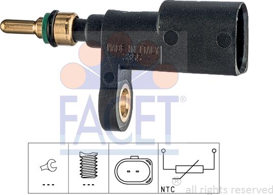 FACET 7.3355 - Coolant temperature Sensor car-mod.net