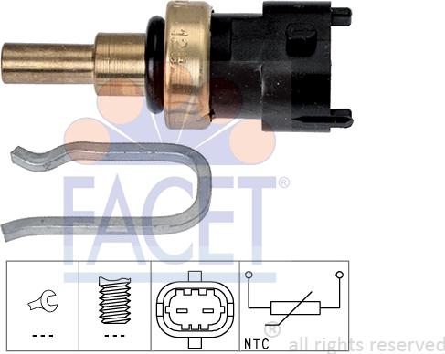 FACET 7.3357 - Coolant temperature Sensor car-mod.net
