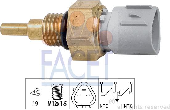 FACET 7.3368 - Coolant temperature Sensor car-mod.net