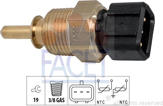 FACET 7.3367 - Coolant temperature Sensor car-mod.net