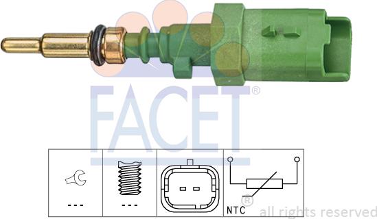FACET 7.3385 - Coolant temperature Sensor car-mod.net
