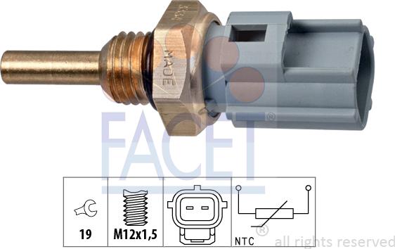 FACET 7.3334 - Coolant temperature Sensor car-mod.net