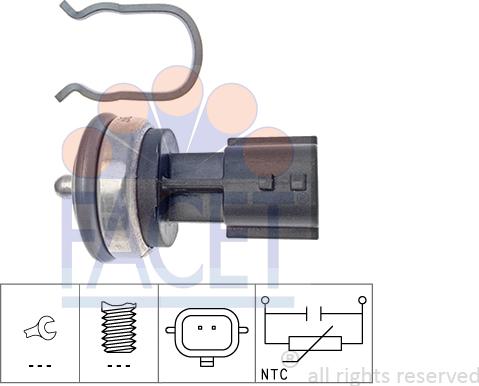 FACET 7.3337 - Coolant temperature Sensor car-mod.net