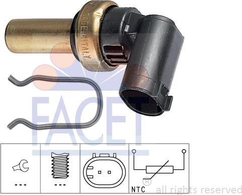 FACET 7.3324 - Coolant temperature Sensor car-mod.net
