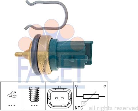 FACET 7.3328 - Coolant temperature Sensor car-mod.net