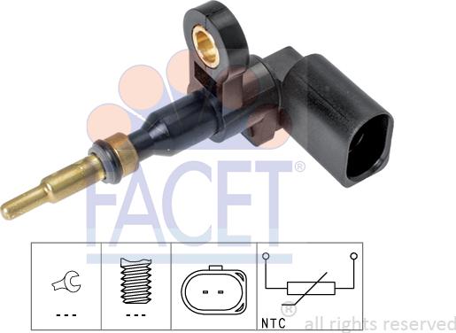 FACET 7.3377 - Coolant temperature Sensor car-mod.net