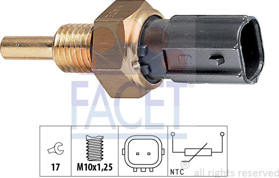 FACET 7.3299 - Coolant temperature Sensor car-mod.net