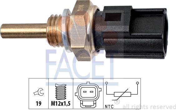 FACET 7.3298 - Coolant temperature Sensor car-mod.net