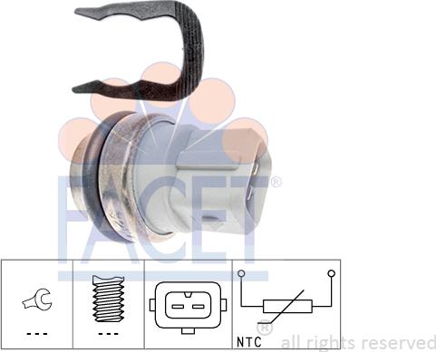 FACET 7.3254 - Coolant temperature Sensor car-mod.net