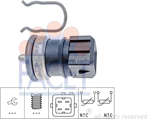 FACET 7.3251 - Coolant temperature Sensor car-mod.net