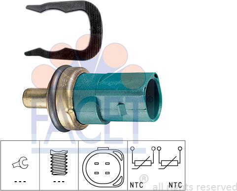 FACET 7.3258 - Coolant temperature Sensor car-mod.net