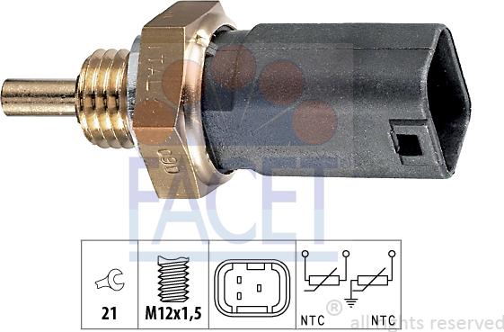 FACET 7.3252 - Coolant temperature Sensor car-mod.net
