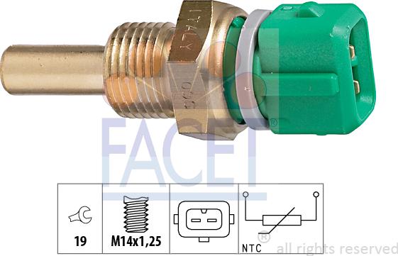 FACET 7.3204 - Coolant temperature Sensor car-mod.net