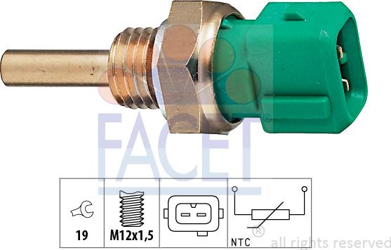 FACET 7.3211 - Coolant temperature Sensor car-mod.net