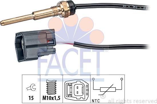 FACET 7.3289 - Coolant temperature Sensor car-mod.net