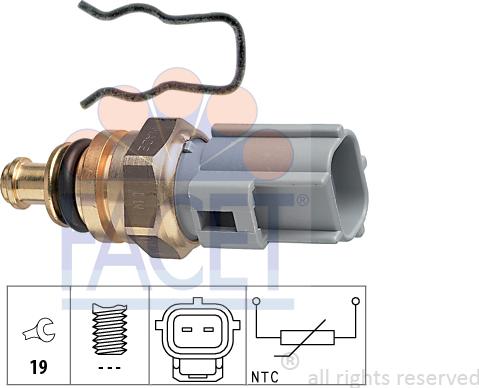 FACET 7.3285 - Coolant temperature Sensor car-mod.net
