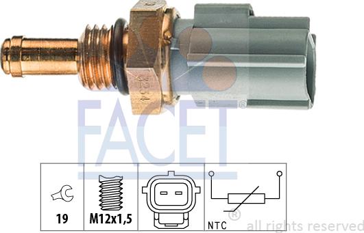 FACET 7.3234 - Coolant temperature Sensor car-mod.net
