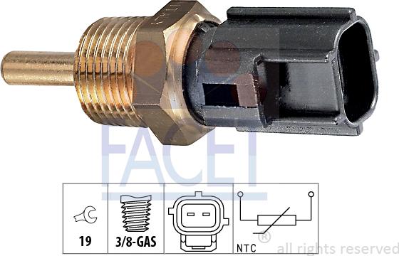 FACET 7.3230 - Coolant temperature Sensor car-mod.net
