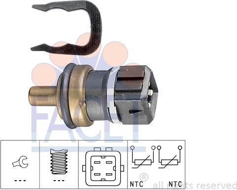 FACET 7.3232 - Coolant temperature Sensor car-mod.net