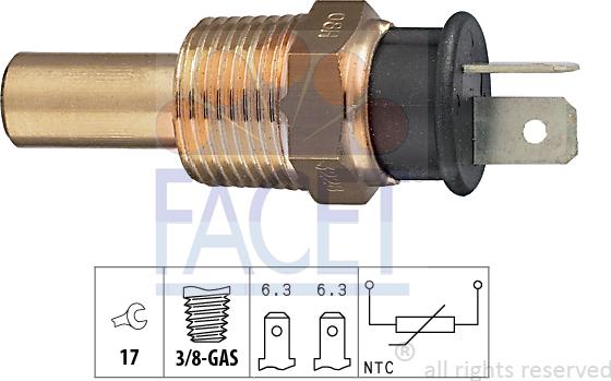 FACET 7.3228 - Coolant temperature Sensor car-mod.net